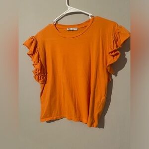 Zara Orange Tshirt